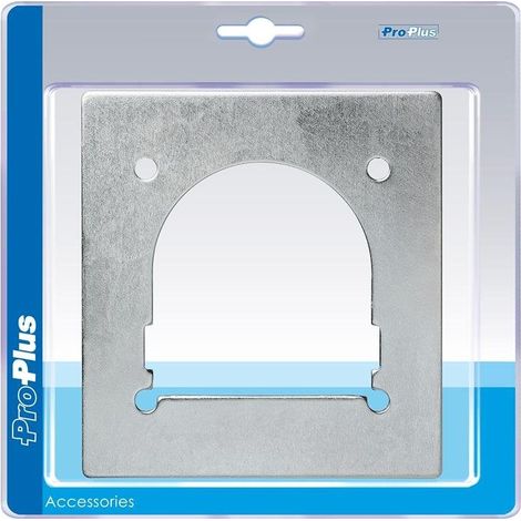 Piastra di supporto per ancoraggio singolo 142x132mm in blister