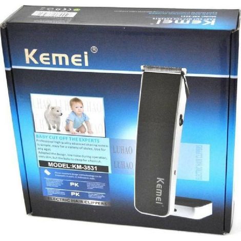 TrAdE Shop Traesio - Rasoio Taglia Capelli Professionale Kemei Km-3531 Senza Fili Ricaricabile -