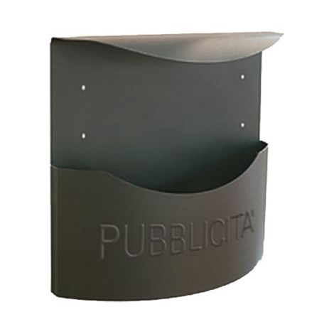 Cassetta portapubblicità in lamiera zincata Alubox - Mod. Marsupio