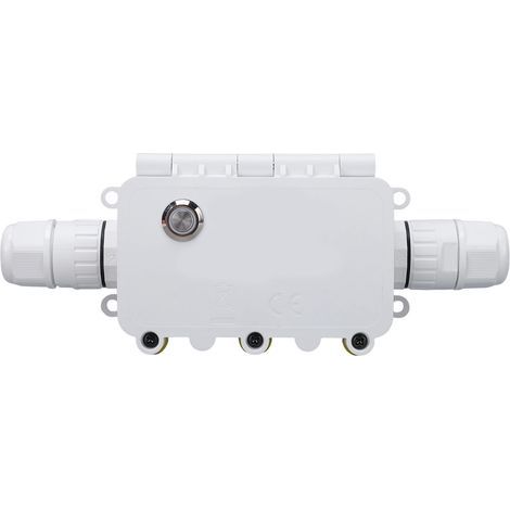 Boîte de jonction WiFi extérieure 16A IP67 étanche à l'eau APP contrôle minuterie intelligente interrupteur pour piscine voie lumière décoration de vacances (1/5)