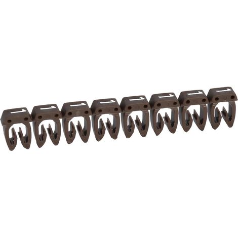 038101 Legrand - Boite De 1000 Repères Cab 3 Pour Fils 0,15mm² à 0,5mm² - Marquage Chiffre 1 Brun