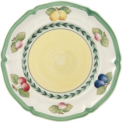 Villeroy & Boch French Garden Fleurence Piatto per Pane, 17 cm, Porcellana Premium, Bianco/Multicolore (1/3)