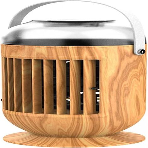 1 Climatiseur portable, 3 vitesses, réservoir 400 ml, LED 7 couleurs, USB, pour bureau et camping (1/5)