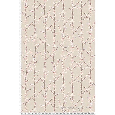 Papier peint Nature Beige Romance Lutèce
