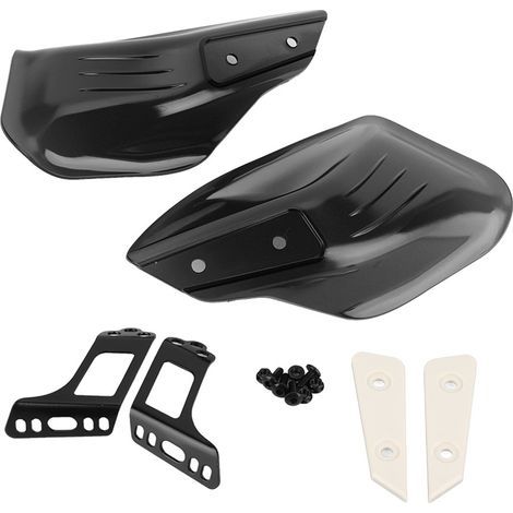 OPPWONG Motorcycle Handguards, Handlebar Protector, Handlebar Guard, Motorcycle Hand Protector, Hand Shell Protection (Black)