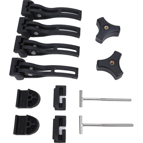Pince de Remplacement pour Couverture de Camion, Couvertures Rigides Pliables et Quadruples Pliables, Comprend des Pinces TS, Ont et Arrière, Fixation Sécurisée (1/4)