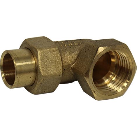 Coude union 3 pièces 96 GCU femelle 1/2" (15/21) - Tube Cuivre Ø14 - Arcanaute (1/5)