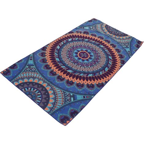 Serviette de plage en microfibre à séchage rapide, douce, surdimensionnée et super absorbante, idéale pour les voyages, la natation, le camping et le yoga (Type B). (1/5)