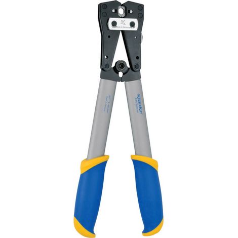 Klauke – Pince à sertir cosse tubulaire 6 à 50 mm² – Sertissage hexagonal avec disque rotatif – Positionnement précis du câble