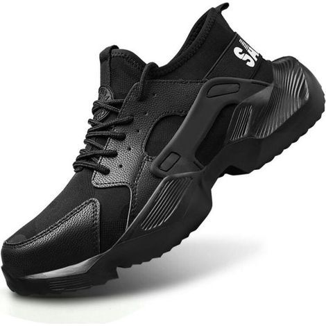 Safety shoes, steel-toe sneakers, lightweight and breathable work sneakers, protective industrial footwear, size 47 (1/5)
