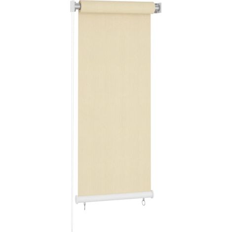 Außenrollo Creme 60x140 cm HDPE