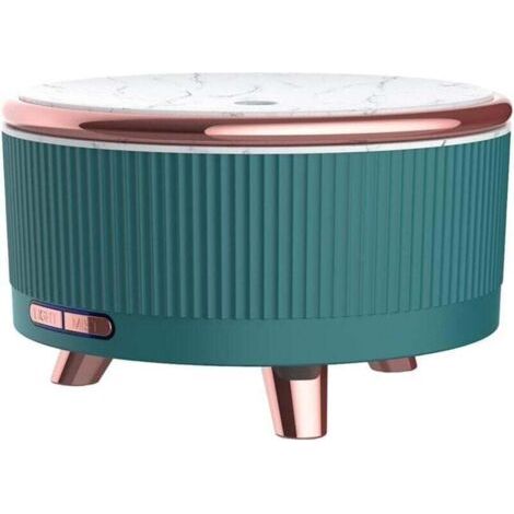 Humidificateur, XU, Diffuseur d'arôme silencieux à ultrasons, Diffuseur de brume d'air 500 ml, Fonction d'arrêt automatique de la veilleuse, Pour chambre à coucher Bebe Yoga Office Spa sans BPA -