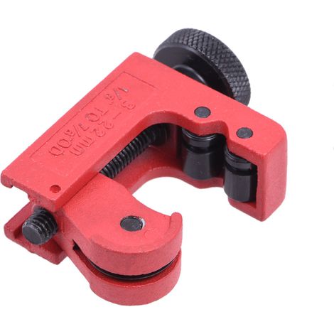 Mini coupe-tubes réglable pour tuyaux en cuivre et en aluminium de 3 à 22 mm (1/5)