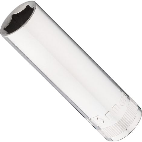 VIGOR Douille longue 3/8" à carré creux 10 mm, profil hexagonal externe V2313N, 63 mm