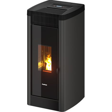 Pelletofen Steel 9, Stahl Farbe: anthrazit