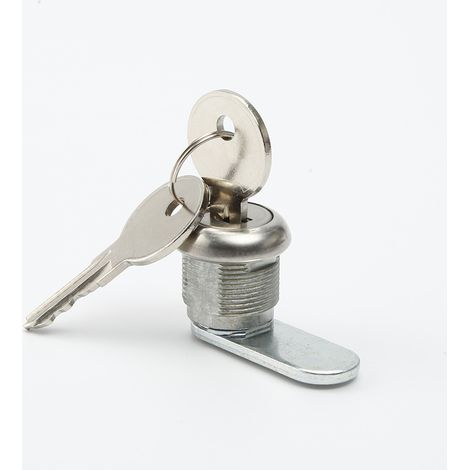 Lot de 4 verrous de sécurité à lettres, serrure à came de rechange pour tiroir d'armoire (1/4)