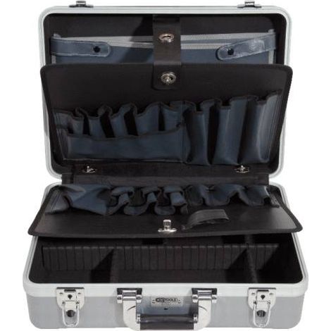 Valise avec coque en ABS et cadre en aluminium, 471x338x154mm (1/4)