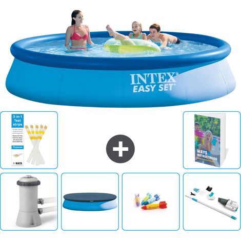 Easy Set Pool Rund - 396x84 cm - 7-teilig S269