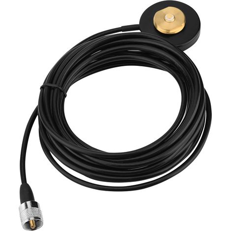 Base magnétique montage NMO pour antenne radio voiture, câble RG-58 UHF/VHF (1/5)