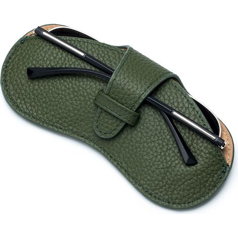 Étui à lunettes en cuir, pochette fine et portable pour lunettes de soleil, sac souple pour lunettes de vue (1/5)