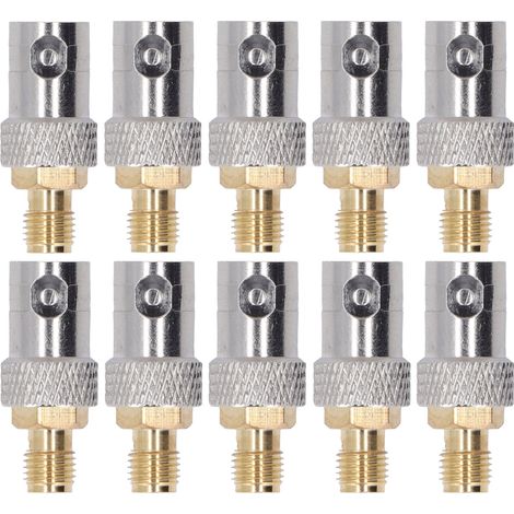 Lot de 10 adaptateurs coaxiaux RF SMA femelle vers BNC femelle, kit de connecteurs de ligne (1/5)