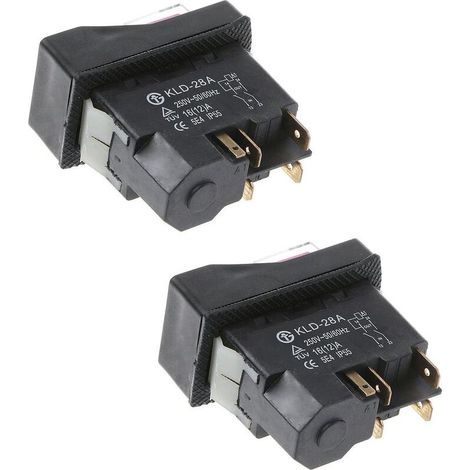 Paquete de 2 interruptores magnéticos impermeables KLD-28A - Protección contra explosiones - 220 V - IP55 (1/5)