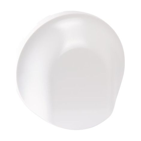 Enjoliveur blanc pour sortie de câble Céliane – Plaque Legrand – Finition lisse – Compatible avec mécanismes 1 x 0 671 81 et 1 x 0 671 83