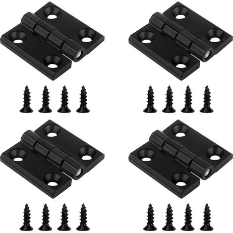 Cerniere pieghevoli per porte in legno 40x40 mm, viti incluse, per mobile, cassetto, finestra