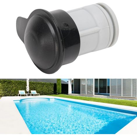 Ersatz-Luftdüsenventil mit Kappe für Aufstellpools – 12363/12373 – Schwarzes ABS- und Gummiset (1/5)