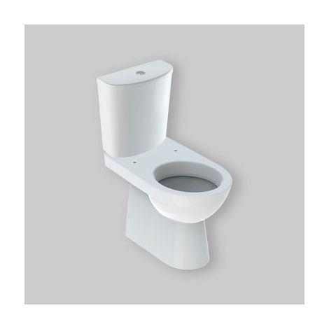 GEBERIT - SELNOVA VASO WC A PAVIMENTO PER CASSETTA DI RISCIACQUO MONOBLOCCO SCARICO VERTICALE BIANCO 500.151.01.7 (1/5)