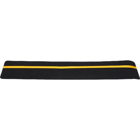 Lot de 10 bandes antidérapantes avec bande phosphorescente, adhésif abrasif haute adhérence pour marches d'escalier, 10,16 x 60,96 cm / 4 x 24 pouces, jaune. (1/5)