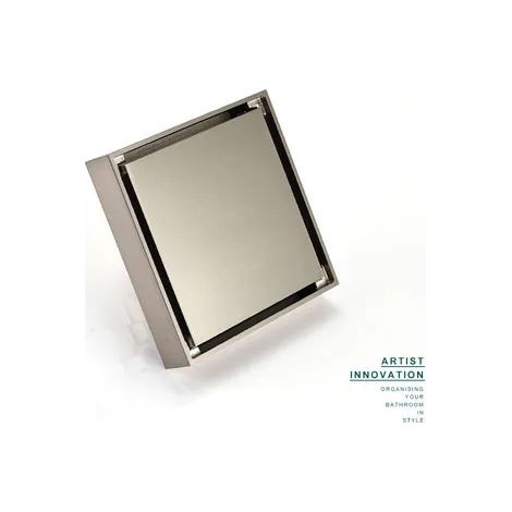 (nickel)Invisible Floor Drain Ensembles D'Accessoires De Salle De Bain Ralo Banheiro Shower Room Toilet Drainage Mosaic Tile Bathroom (1/4)