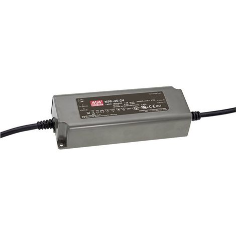 MW Mean Well NPF-90-24 Driver per LED, Trasformatore per LED Tensione costante, Corrente costante 90 W 3.75 A 14.4 - 24