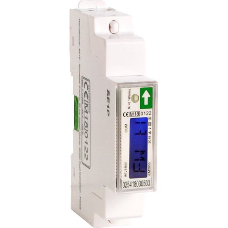Acti9 iEM - compteur d'energie mono - 230V - 45A - afficheur Modbus (A9MEM2050)