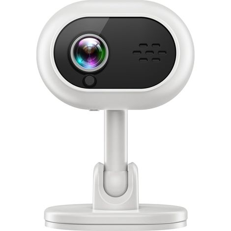 Caméra de sécurité intelligente d'intérieur à brancher, caméra intelligente WiFi, moniteur de bébé, vidéo haute définition jour et nuit 1080p, détection de mouvement, audio bidirectionnel (1/5)