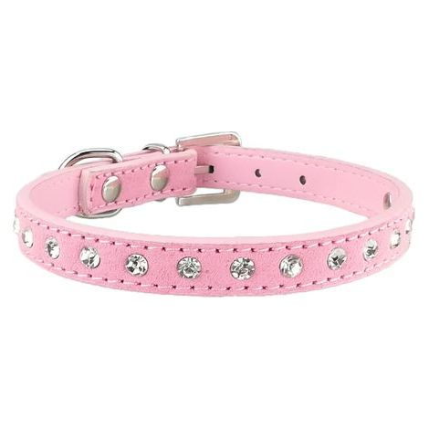 Collier de chien élégant (rose S)-