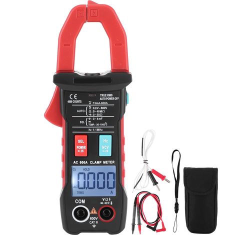 Pince multimètre automatique intelligente, mesure précise de courant, ampèremètre haute précision à pince, commutation de gamme complète