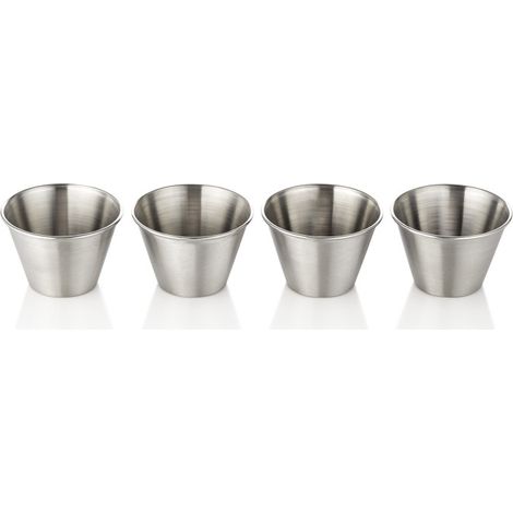 Coupelle pour sauce inox 80 ml Ø 7 cm lot de 4 - Was Germany (1/2)