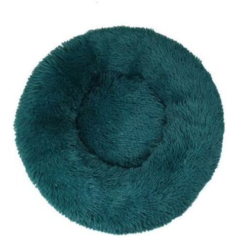 Lit pour Chat, Coussin Moelleux, Doux Lavable pour Chats Chiens (Vert Foncé, 40 cm), Ensoleillé (1/5)