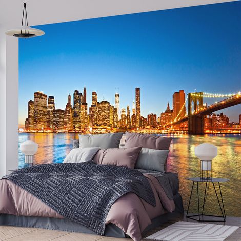 Papier peint panoramique - New York - 130 cm x 86 cm (1/4)