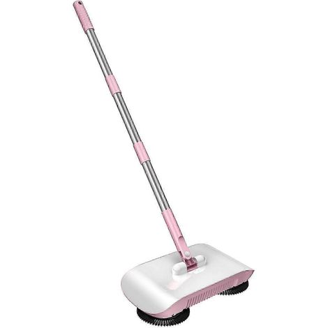 Balai manuel AURA, balai ramasse-miettes multifonctionnel portable en microfibre, balai aspirateur 3 en 1 pour carrelage de salon (1/5)