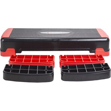 Step aerobico AS005 HMS (nero-rosso)