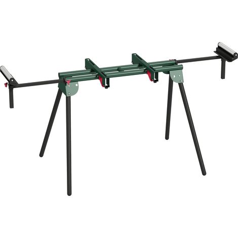 HOMCOM Universal Mitre Saw Stand with Adjustable Rollers and Support Arms