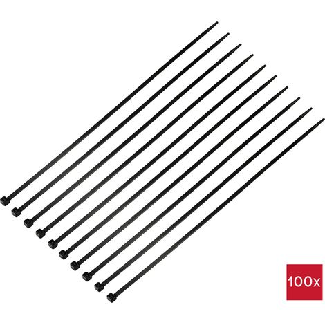 TRU COMPONENTS TC-12523688 Kabelbinder 368 mm 4.8 mm Schwarz 100 St. (1/3)