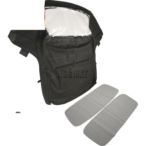 Techo de lona convertible, 54 cm de largo, 53 cm de ancho, 10 cm de alto, compatible con modelos de coches deportivos de 1996 a 2002, peso 5,6 kg. (1/5)