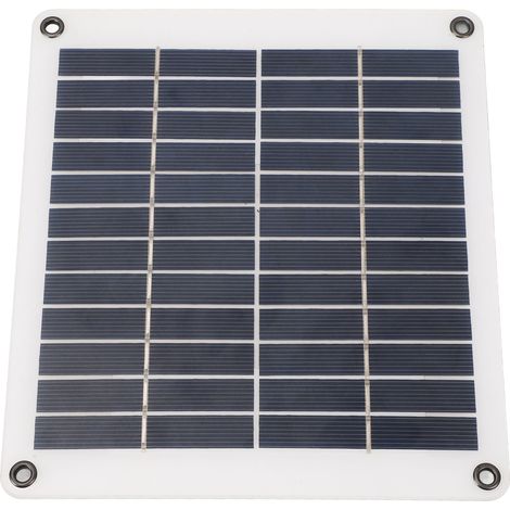 Ortviai Panneau Solaire Portable 10 W pour Batteries 9-12 V – Silicium Polycristallin Haute Efficacité (1/5)