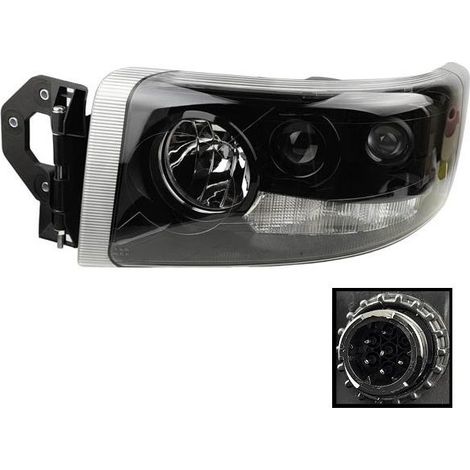 Phare gauche Renault Premium avec miroir noir 5010578454  2007-2014