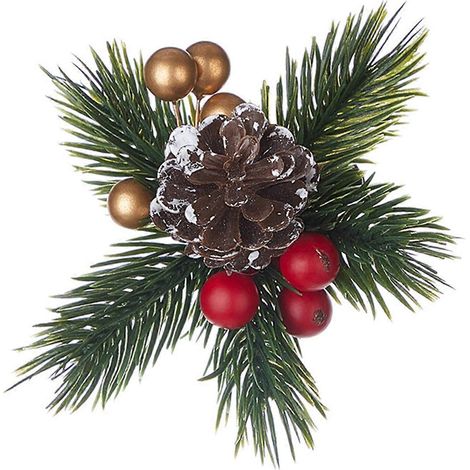 10 Stück Weihnachtsbaumschmuck, Blumenornamente, Weihnachtsdekoration für Geschenkboxen und als Heimdekoration (1/5)