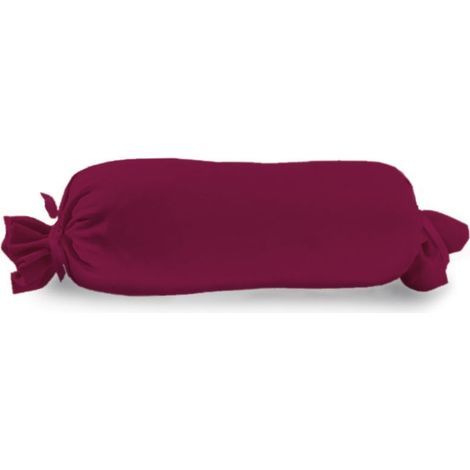 Vario Kissenbezug Jersey für Nackenrolle, bordeaux, 15 x 40 cm Dekokissen