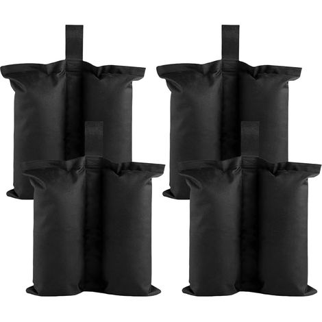 Lot de 4 poids pour tonnelle, sacs de sable pour lestage en tissu Oxford 800D, sac de sable, pour tente de jardin (1/5)